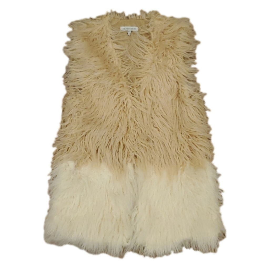 Heartloom Faux Fur Vest XS